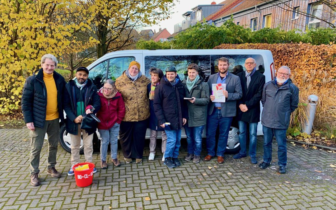 Christopherus-Lebensgemeinschaft (CLG) spendet 9Sitzer Bus